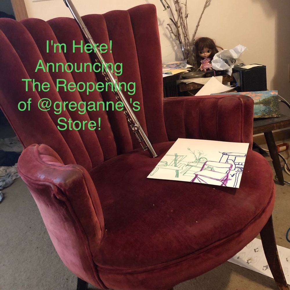 @greganne 's shop is officially reopening